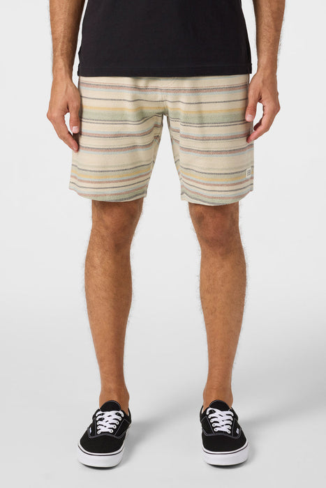 O'Neill Bavaro Stripe Shorts-Lt Khaki