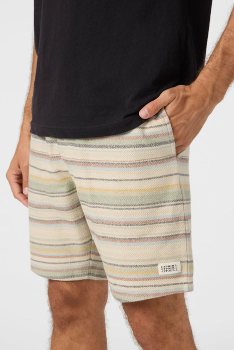 O'Neill Bavaro Stripe Shorts-Lt Khaki