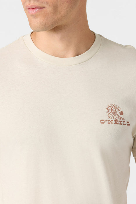 O'Neill Skeg Tee-Lt Khaki