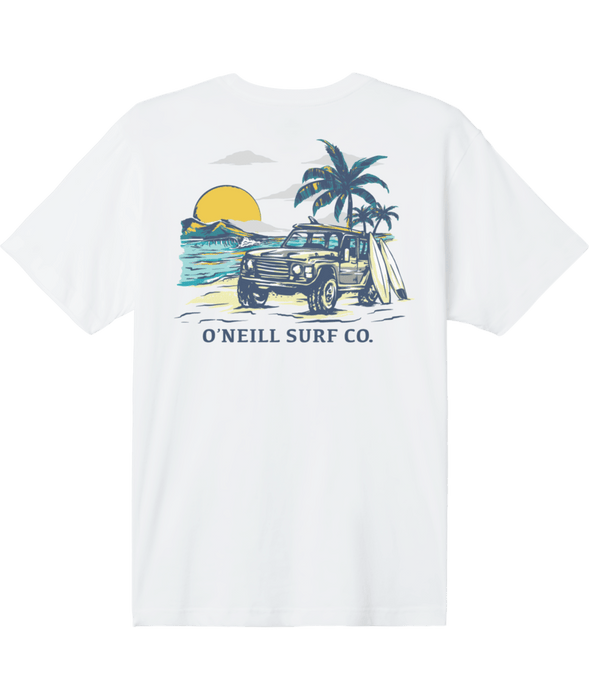 O'Neill Free Wheelin' Tee-White