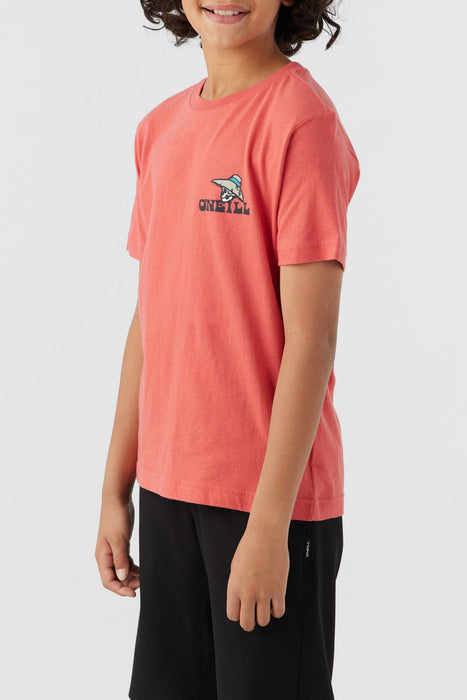 O'Neill Youth Chill Bones Tee-Hot Red