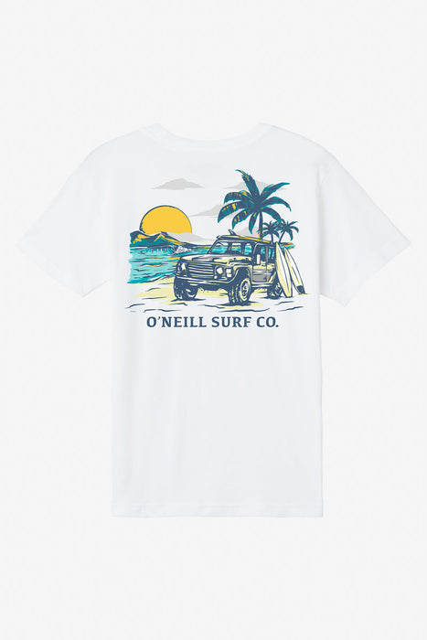 O'Neill Youth Free Wheelin' Tee-Heather Grey