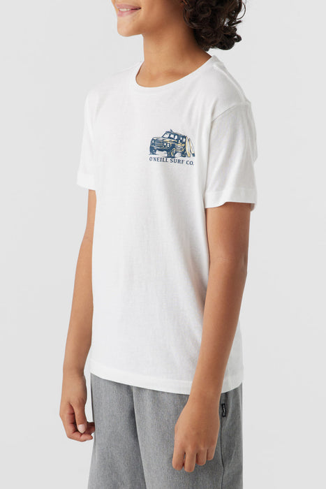 O'Neill Youth Free Wheelin' Tee-Heather Grey