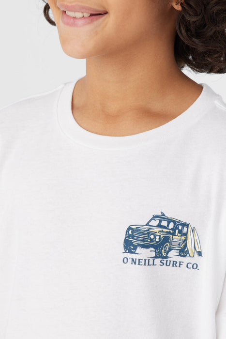 O'Neill Youth Free Wheelin' Tee-Heather Grey