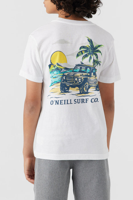 O'Neill Youth Free Wheelin' Tee-Heather Grey