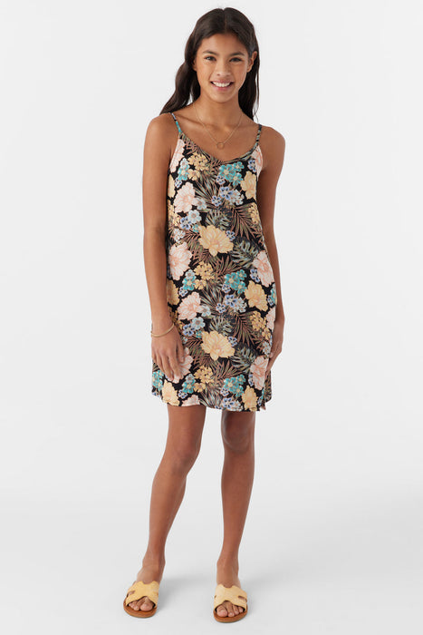 O'Neill Girls Arya Dress-Black