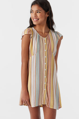 O'Neill Girls Rubie Dress-Multi Clr