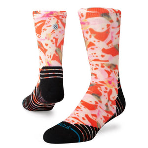 Stance Encyclia Mid Tab Socks-Red