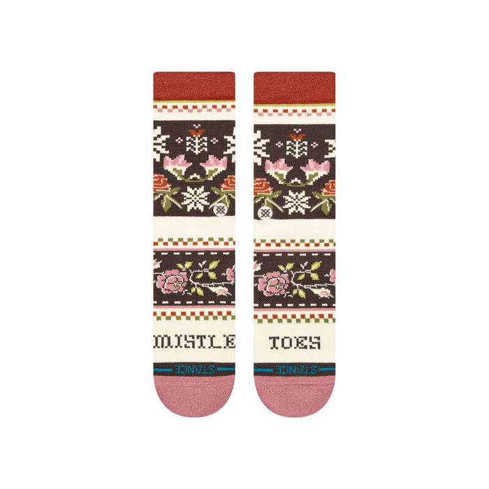 Stance Mistling Toes Crew Socks-Dusty Rose