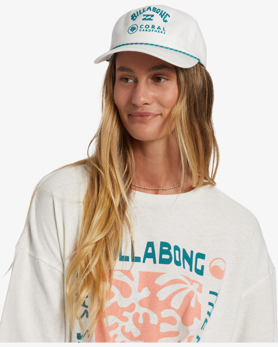 Billabong Womens Coral Snapback Hat-Salt Crystal