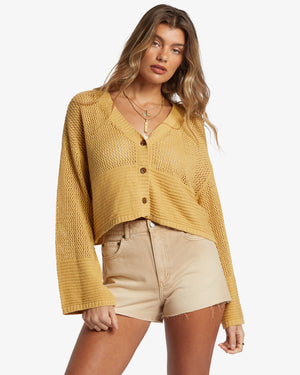 Billabong Tavi Cardigan Sweater-Hemp 2