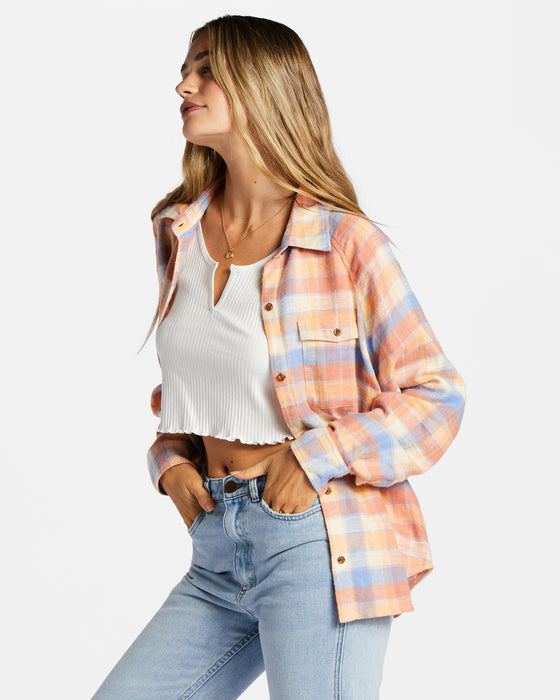 Billabong Best Time L/S Shirt-Rose Dawn