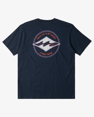 Billabong Rotor Diamond Tee-Navy