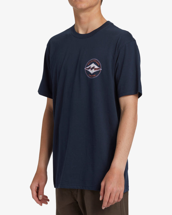 Billabong Rotor Diamond Tee-Navy