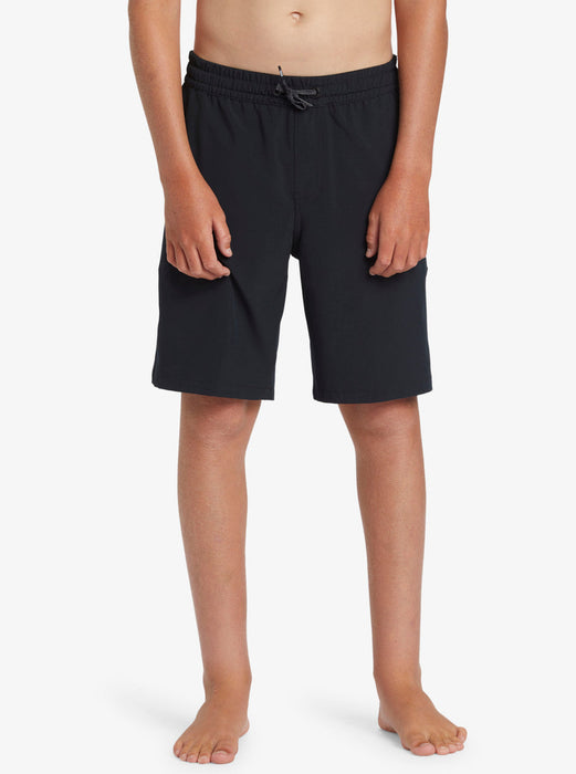 Quiksilver Youth Taxer Amphibian 17 Shorts-Black