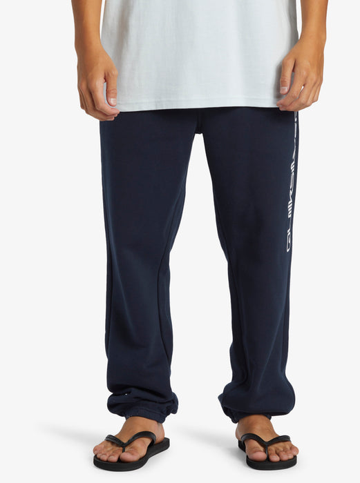 Quiksilver Graphic Jogger Pants-Navy