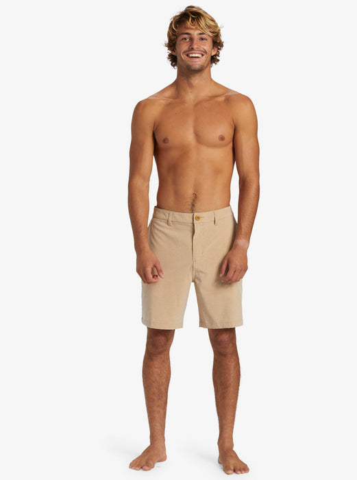 Quiksilver Union Heather Amphibian 20 Shorts-Khaki