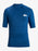 Quiksilver Everyday UPF 50 S/S Rashguard-Monaco Blue Heather