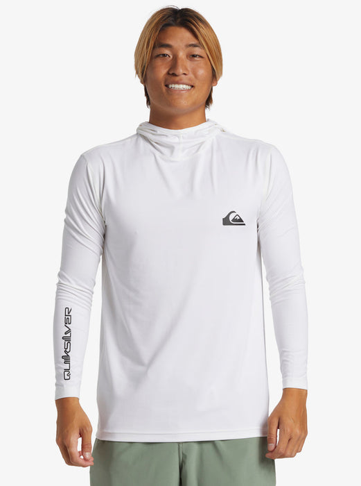 Quiksilver Everday Surf Tee Hooded Rashguard-White