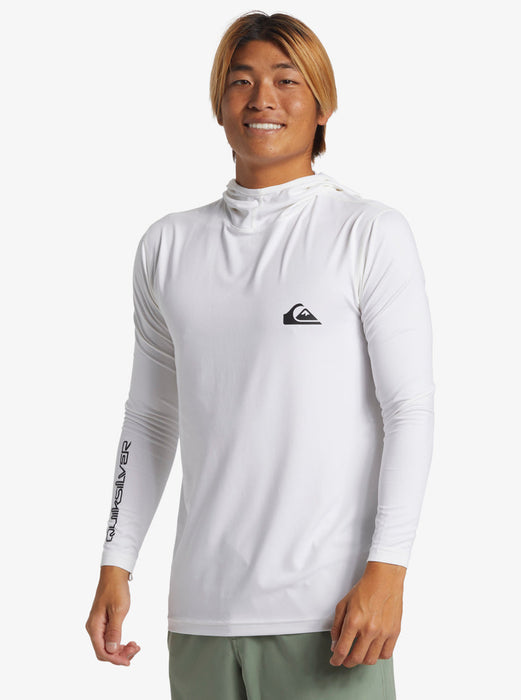 Quiksilver Everday Surf Tee Hooded Rashguard-White