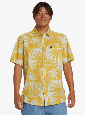 Quiksilver Apero Organic Classic S/S Shirt-Ochre