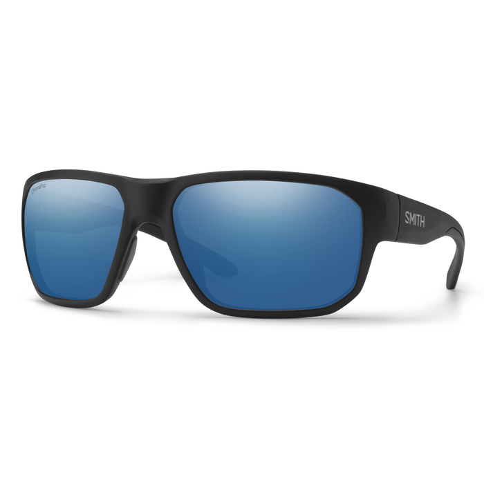 Smith Arvo Sunglasses-Mt Blk/CP PC Blu Mir Plr