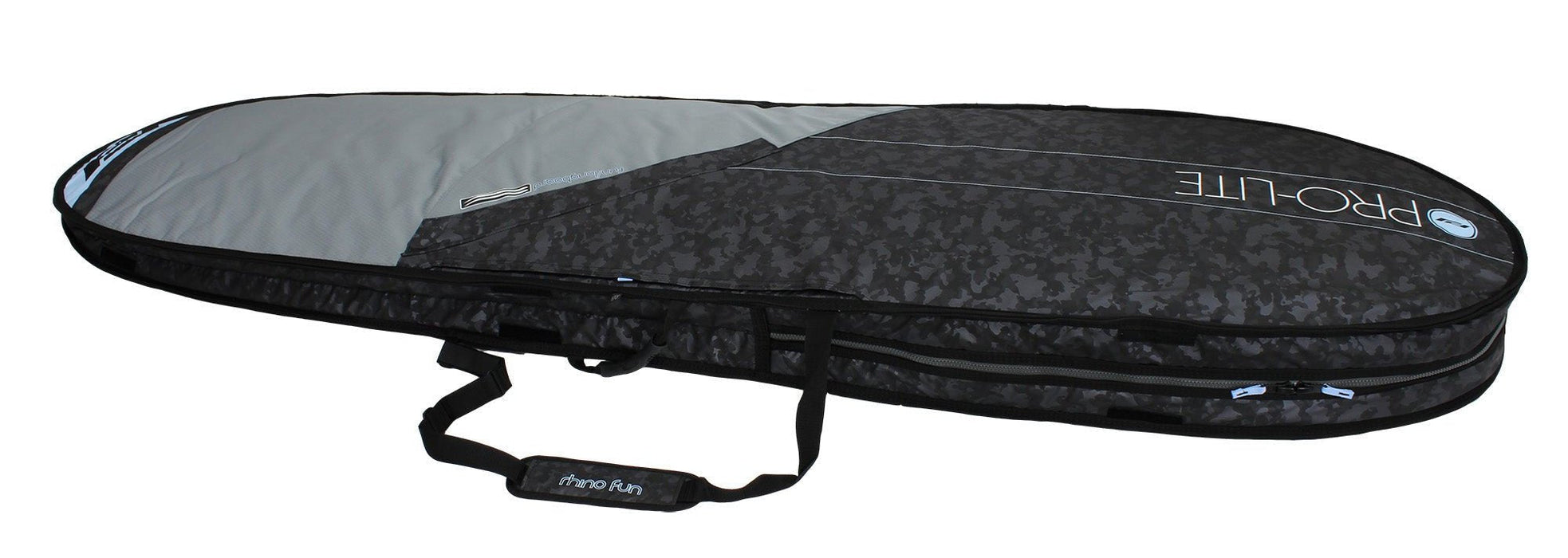 Pro-Lite Rhino Longboard Single Boardbag-Gray/Light Blue/Black