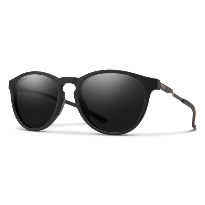 Smith Wander Sunglasses-Matte Black/ChromaPop Polar Black