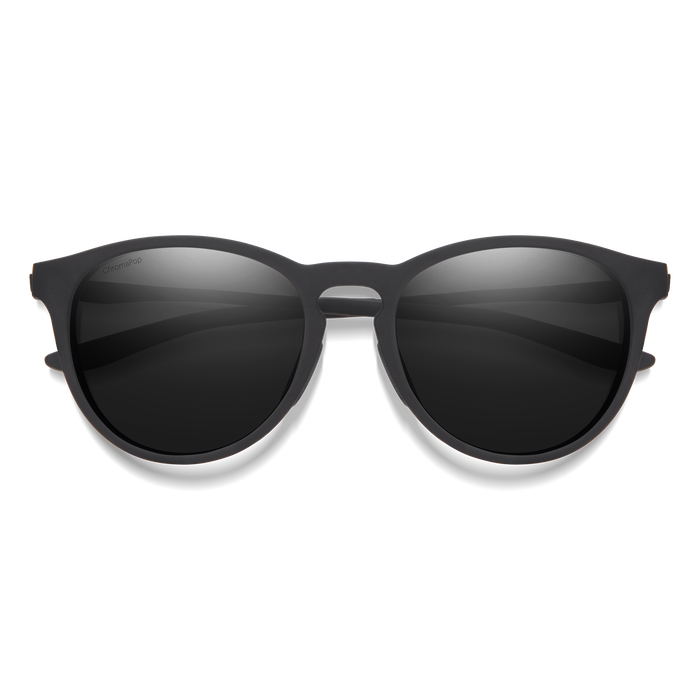 Smith Wander Sunglasses-Matte Black/ChromaPop Polar Black