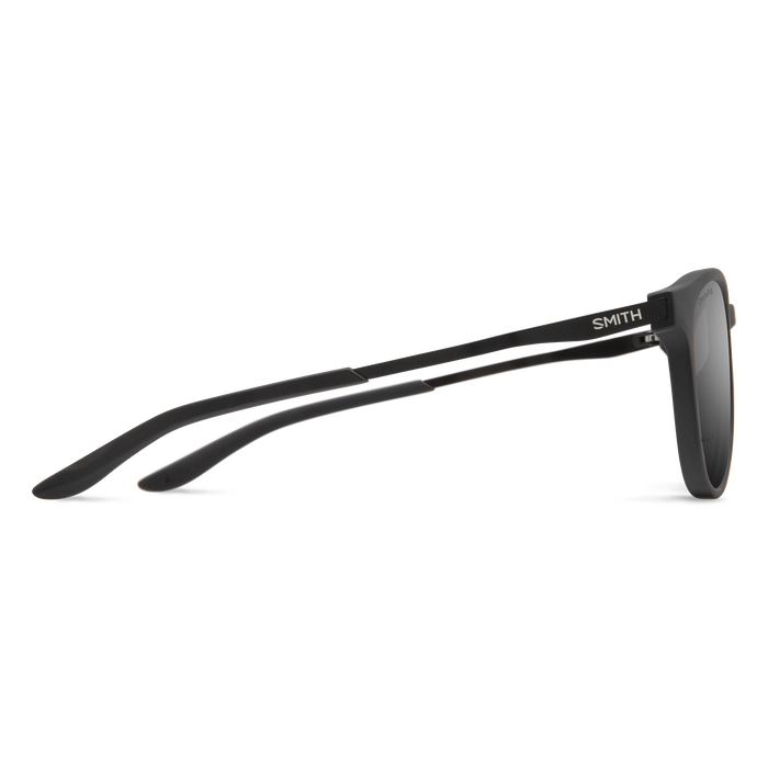 Smith Wander Sunglasses-Matte Black/ChromaPop Polar Black