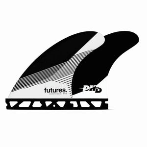 Futures DHD Honeycomb Tri Fin Set-Black/White-Medium