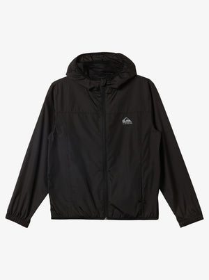 Quiksilver Youth Overcast Windbreaker Jacket-Black