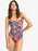 Roxy PT Beach Classics One Piece-Anthracite Floral Fiesta Big