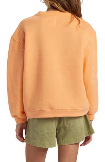 Billabong Girls Nature Trail Sweatshirt-Tangy Peach