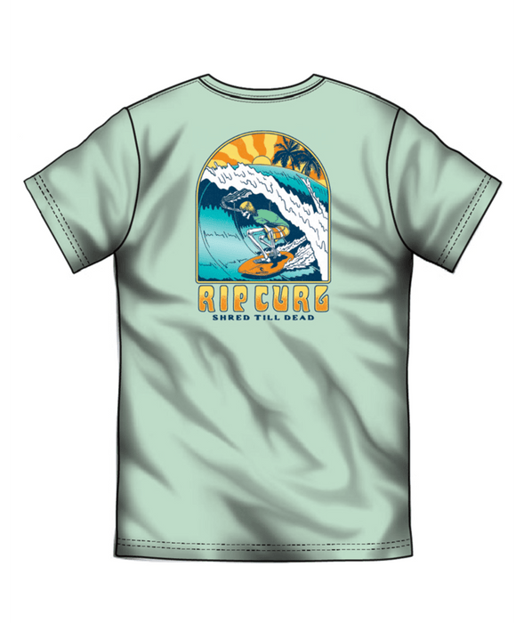 Rip Curl Shacked Tee-Aqua