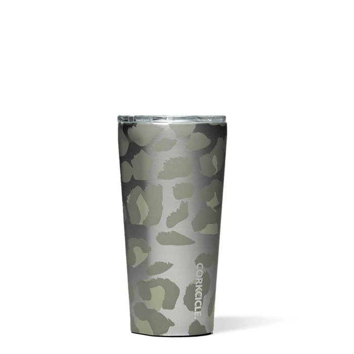 Corkcicle 16 oz Tumbler-Snow Leopard