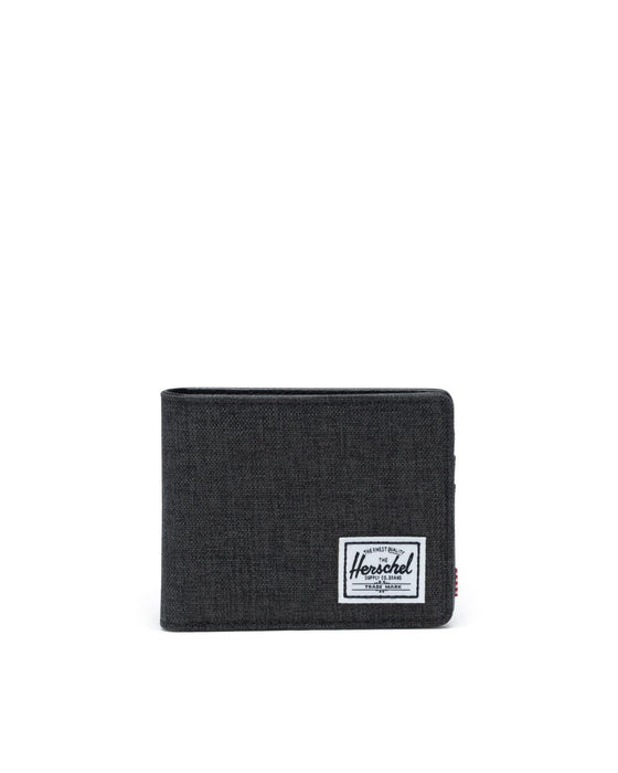 Herschel Hank RFID Wallet-Black Crosshatch