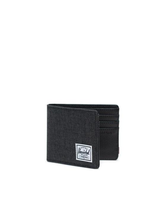 Herschel Hank RFID Wallet-Black Crosshatch