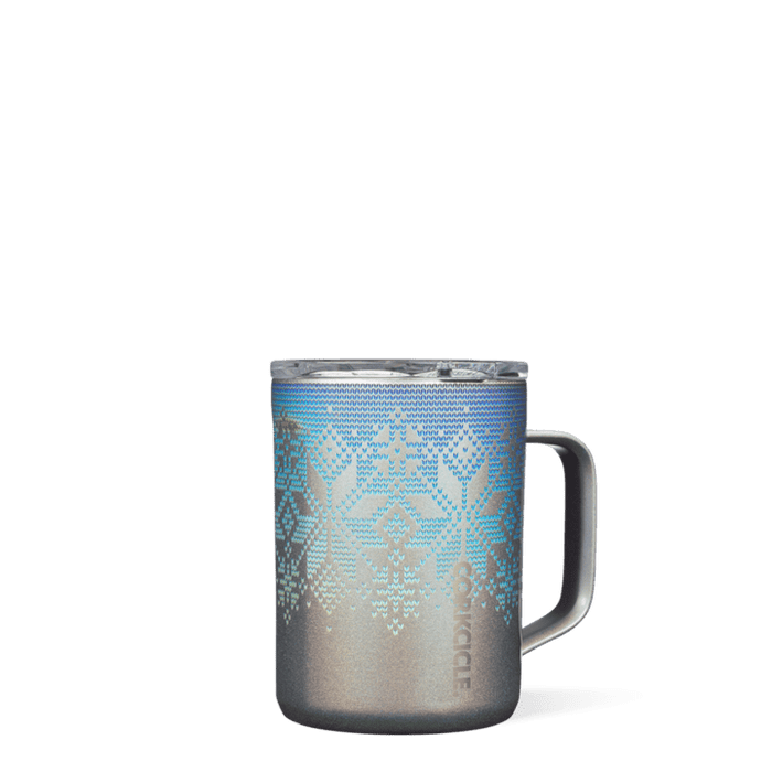 Corkcicle 16 oz Mug-Fairisle Prism