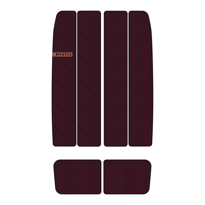 Mystic Ambush Mid + Front Deckpad-Merlot