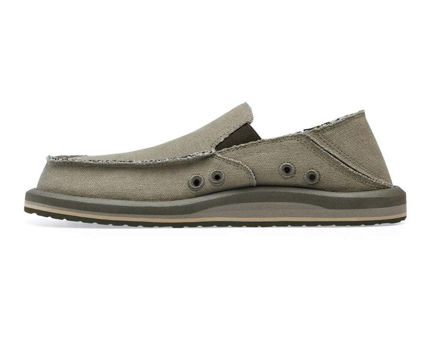 Men's Shoes Sanuk VAGABOND SOFT TOP HEMP Slip On Loafers 1127452 NATURAL