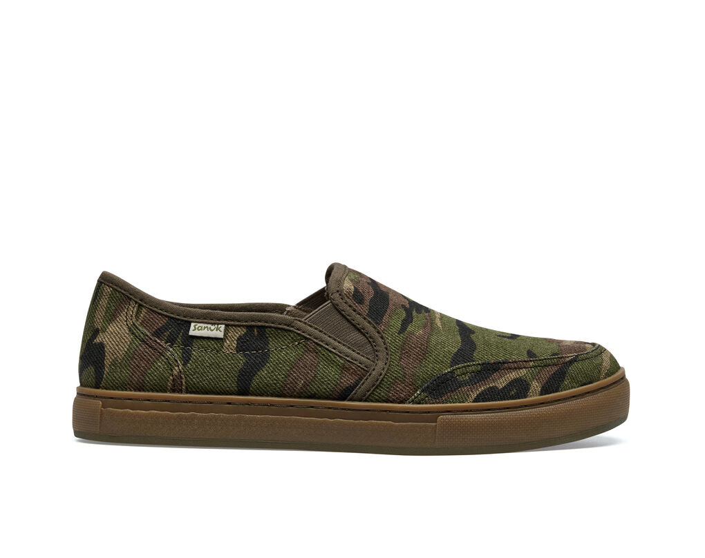 Sanuk Tideline Hemp Camo Shoe-Woodland Camo — REAL Watersports