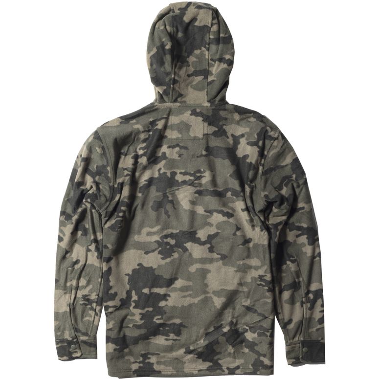 Vissla Eco-Zy Hooded Popover L/S Shirt-Camo — REAL Watersports