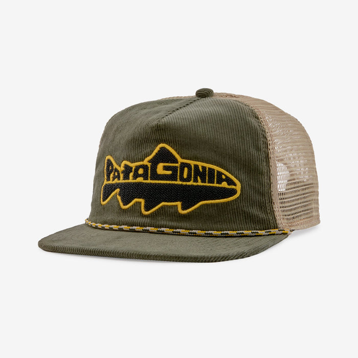 Patagonia Fly Catcher Hat-Wild Waterline: Industrial Green