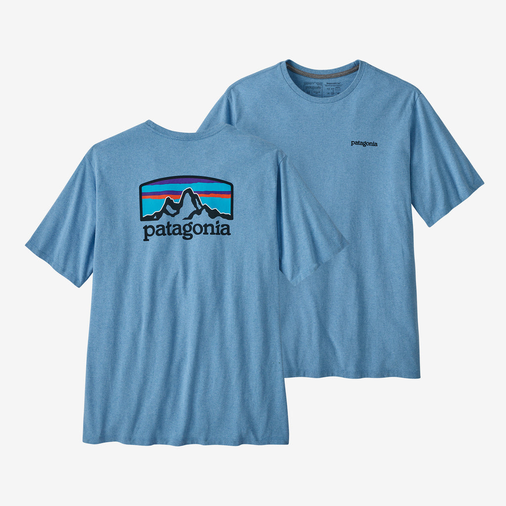 Patagonia Fitz Roy Horizons Responsibili-Tee-Lago Blue — REAL Watersports