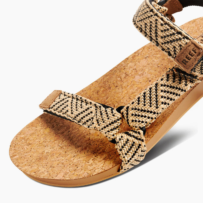 Reef Cushion Rem Sandal-Black/Tan