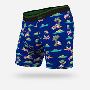 BN3TH Classic Print Boxer Brief-Aloha Navy