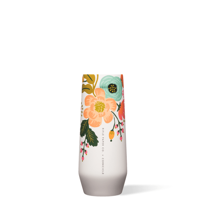 Corkcicle 7 oz Flute-Rifle Paper Cream Lively Floral