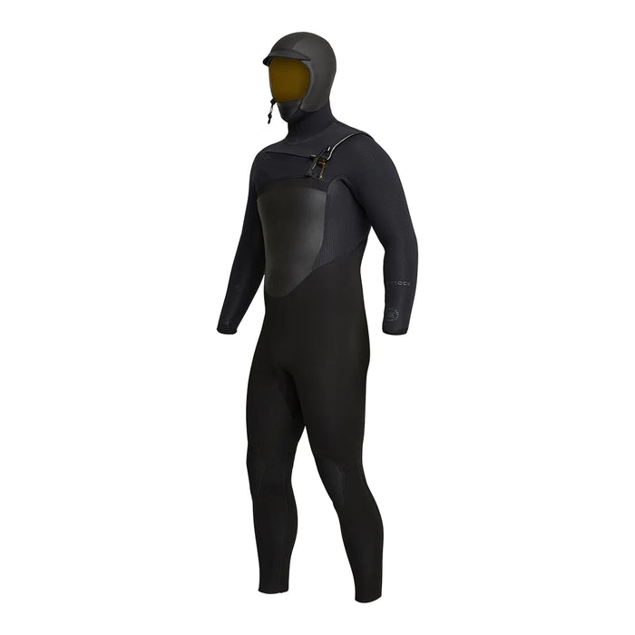 Xcel Drylock Hooded 4/3mm Wetsuit-Black — REAL Watersports