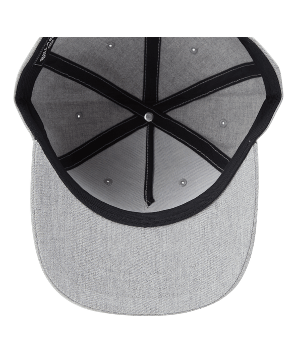 Billabong Stacked Snapback Hat-Grey Heather Watersports REAL —